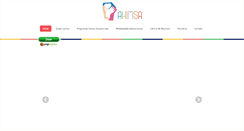Desktop Screenshot of ahimsa.org.br